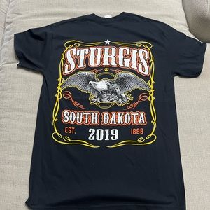 Sturgis Motorcycle Black Hills Rally 2019 South Dakota T-Shirt Mens M